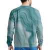 Green Ink Marble Men's Sweatshirt-grizzshop