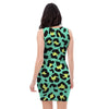 Green Leopard Bodycon Dress-grizzshop