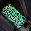 Green Leopard Car Console Cover-grizzshop