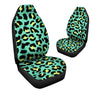 Green Leopard Car Seat Covers-grizzshop