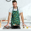 Green Leopard Men's Apron-grizzshop