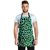 Green Leopard Men's Apron-grizzshop