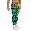 Green Leopard Men's Leggings-grizzshop