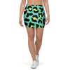 Green Leopard Mini Skirt-grizzshop