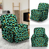 Green Leopard Recliner Cover-grizzshop