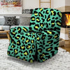 Green Leopard Recliner Cover-grizzshop