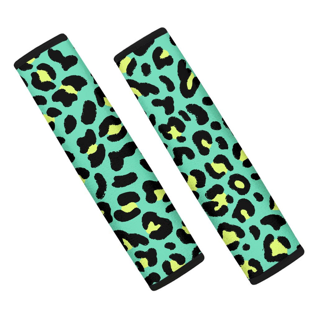 Green Leopard Seat Belt Cover-grizzshop