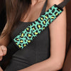 Green Leopard Seat Belt Cover-grizzshop