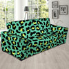 Green Leopard Sofa Cover-grizzshop