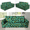 Green Leopard Sofa Cover-grizzshop