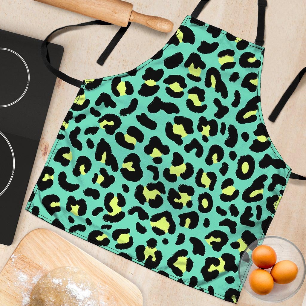 Green Leopard Women's Apron-grizzshop