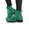 Green Leopard Women's Boots-grizzshop