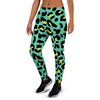 Green Leopard Women's Joggers-grizzshop