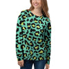 Green Leopard Women's Sweatshirt-grizzshop