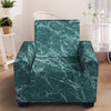 Green Malachite Marble Armchair Cover-grizzshop