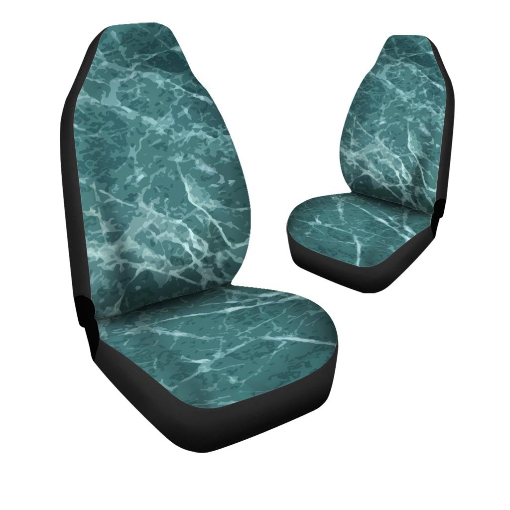 Green Malachite Marble Car Seat Covers-grizzshop