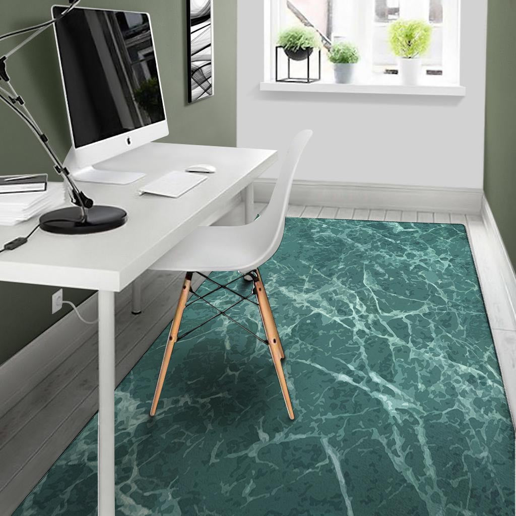 Green Malachite Marble Floor Mat-grizzshop