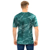 Green Malachite Marble Men T Shirt-grizzshop