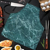 Green Malachite Marble Men's Apron-grizzshop