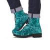 Green Malachite Marble Men's Boots-grizzshop