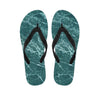 Green Malachite Marble Men's Flip Flops-grizzshop