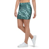 Green Malachite Marble Mini Skirt-grizzshop