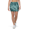 Green Malachite Marble Mini Skirt-grizzshop