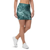 Green Malachite Marble Mini Skirt-grizzshop