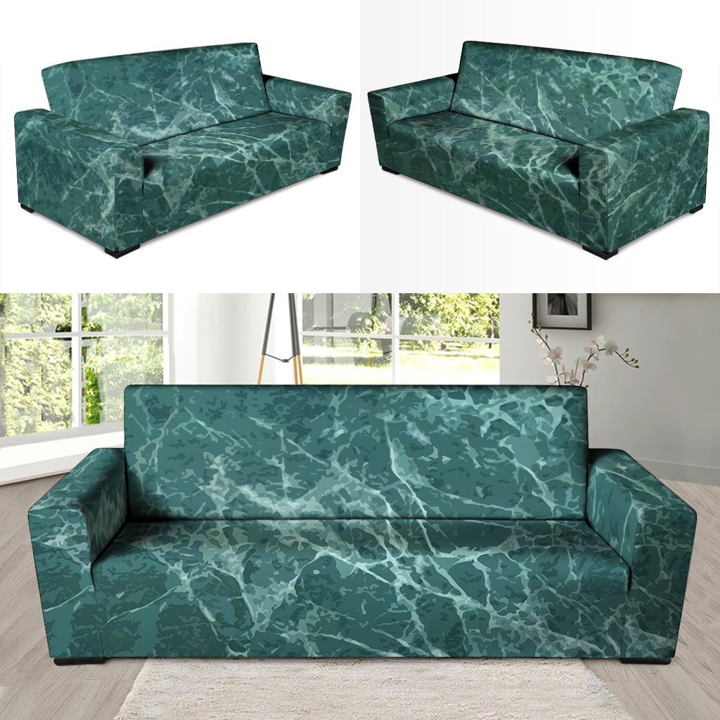 Green Malachite Marble Sofa Cover-grizzshop