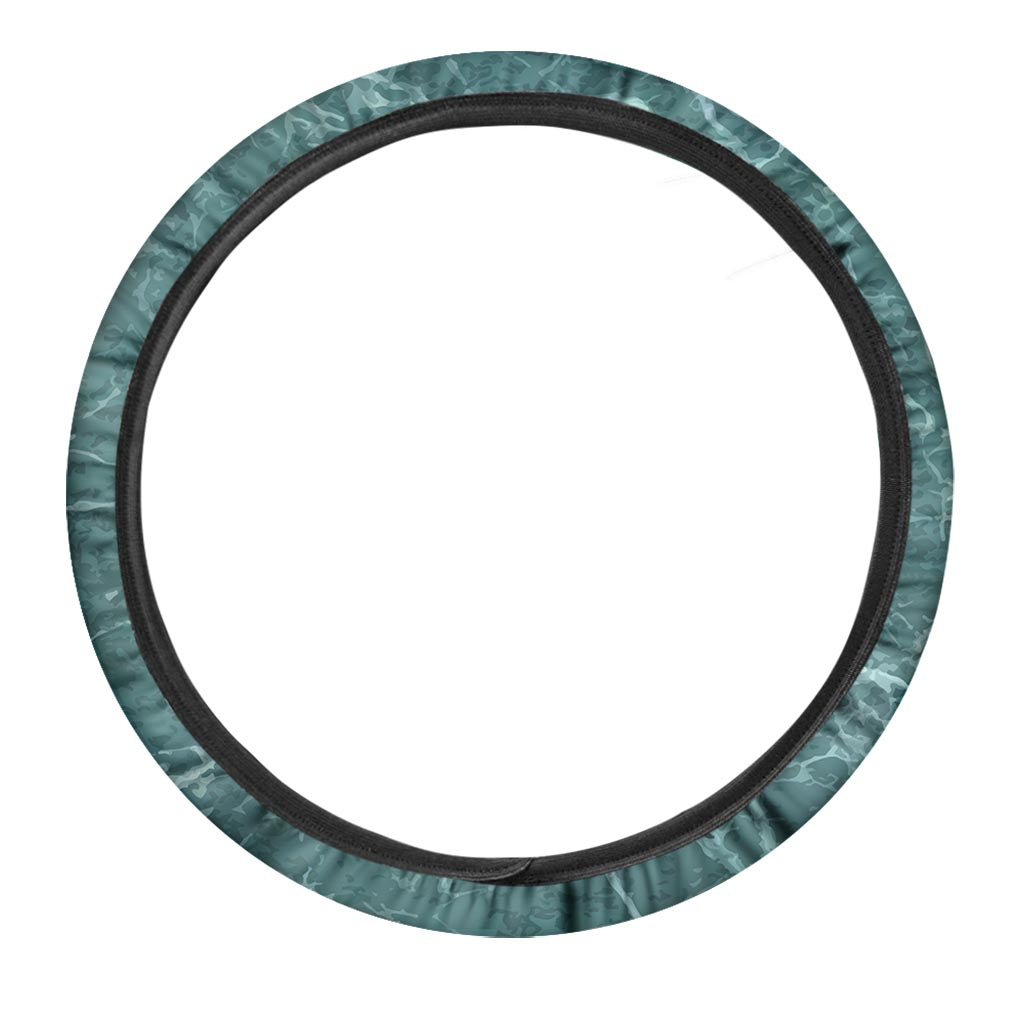 Green Malachite Marble Steering Wheel Cover-grizzshop