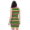 Green Mexican Baja Bodycon Dress-grizzshop