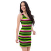 Green Mexican Baja Bodycon Dress-grizzshop