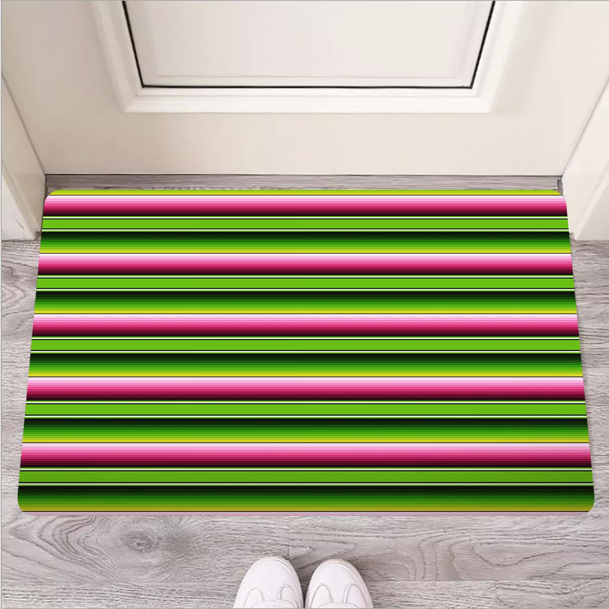 Green Mexican Baja Door Mat-grizzshop