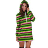 Green Mexican Baja Hoodie Dress-grizzshop