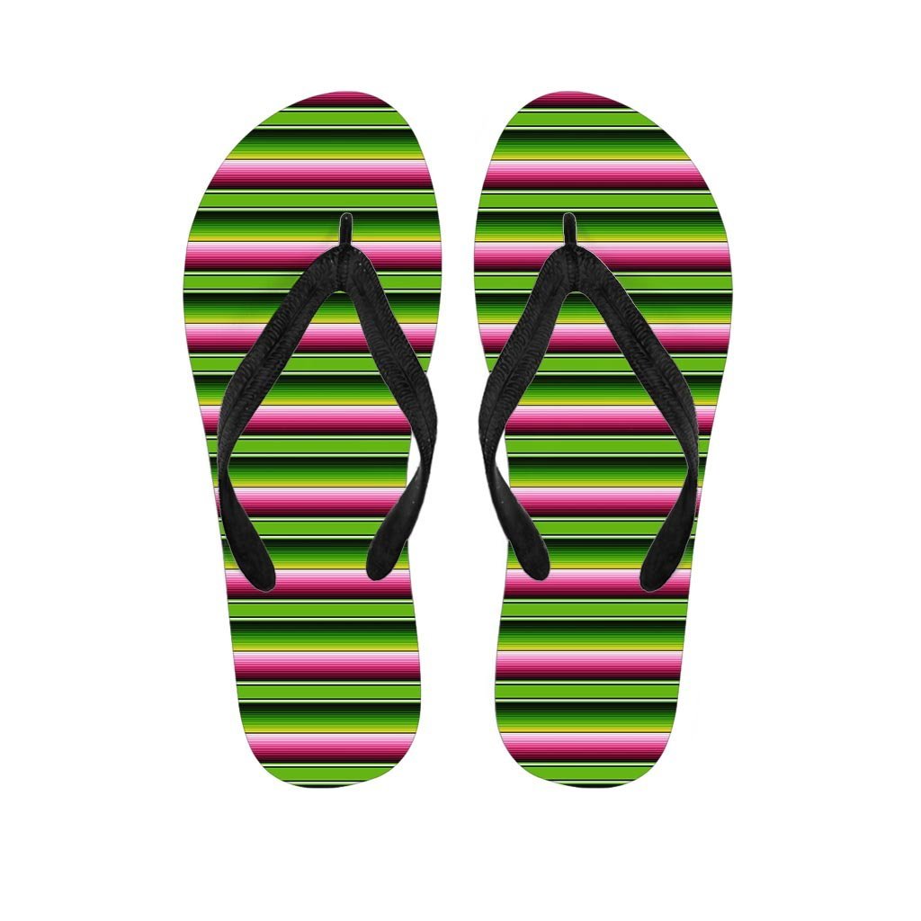 Green Mexican Baja Men's Flip Flops-grizzshop