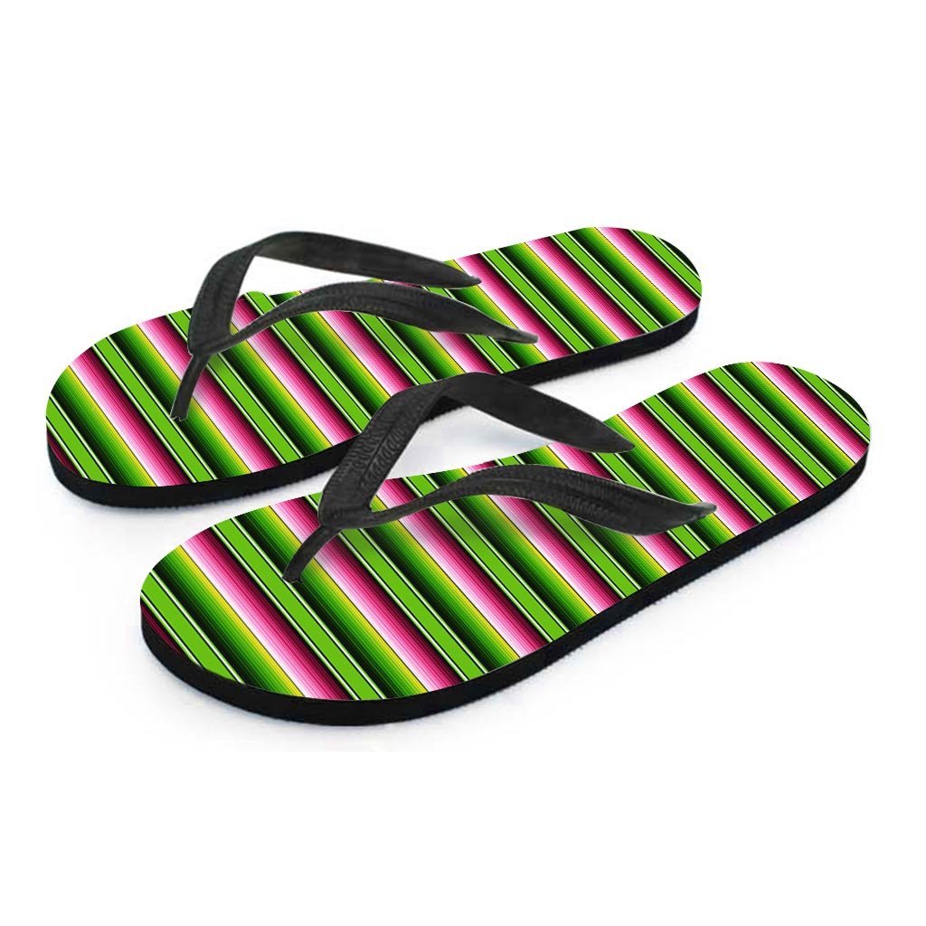 Green Mexican Baja Men's Flip Flops-grizzshop