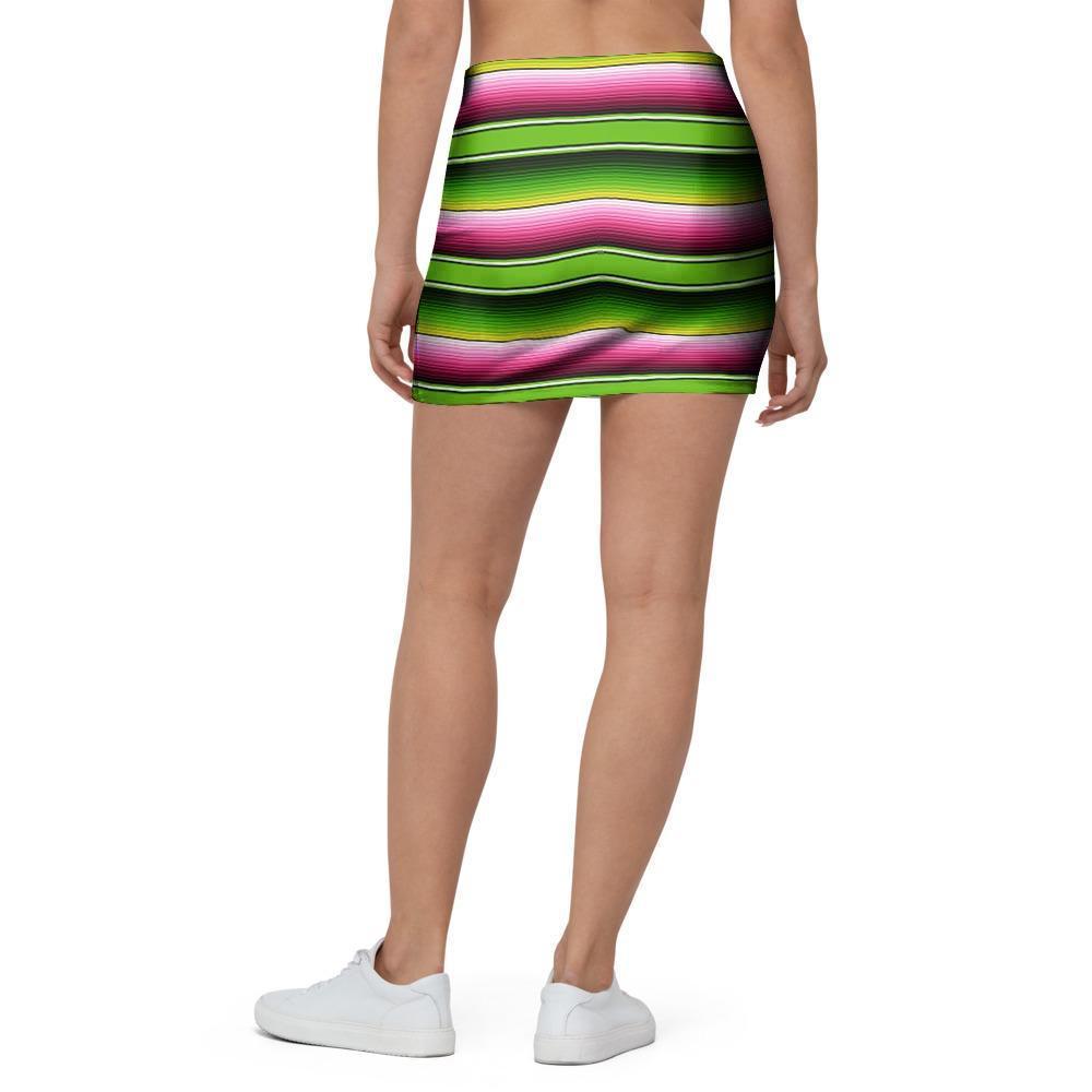 Green Mexican Baja Mini Skirt-grizzshop