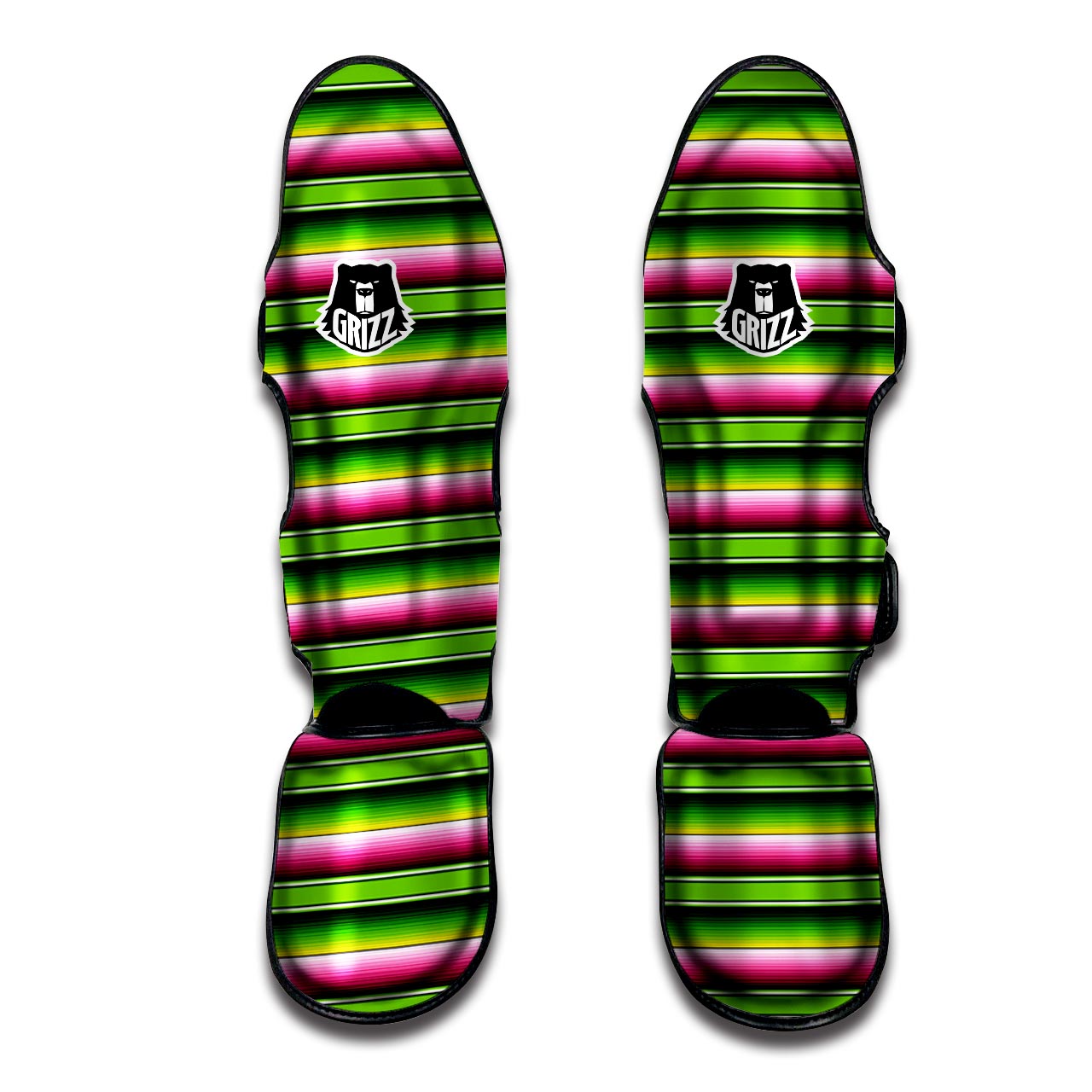 Green Mexican Baja Muay Thai Shin Guard-grizzshop