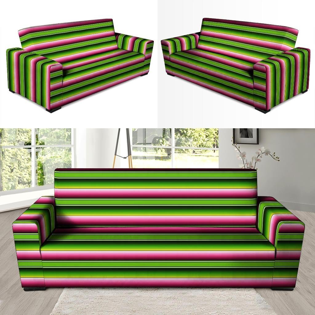 Green Mexican Baja Sofa Cover-grizzshop