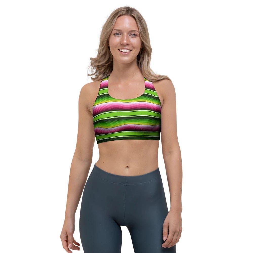 Green Mexican Baja Sports Bra-grizzshop