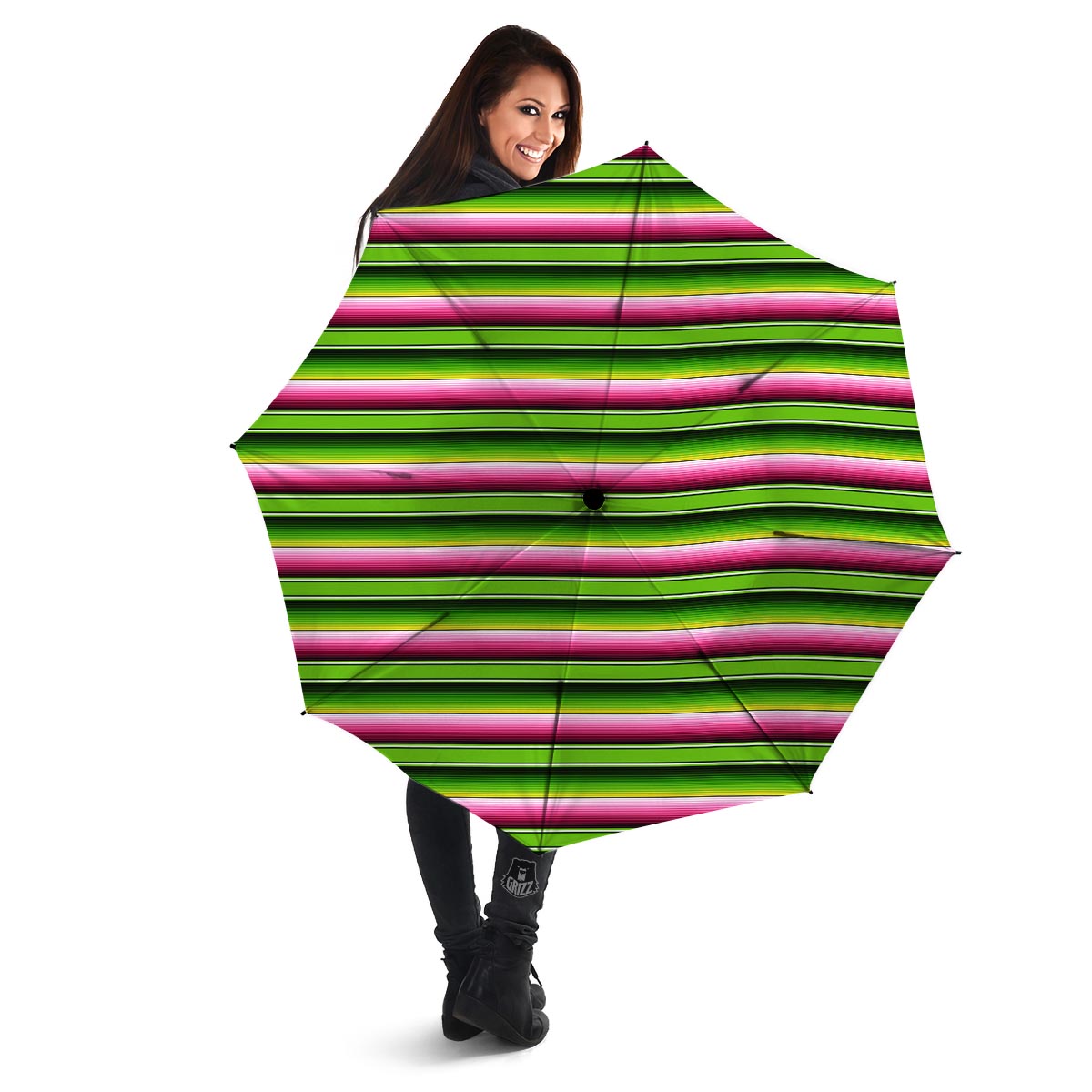 Green Mexican Baja Umbrella-grizzshop