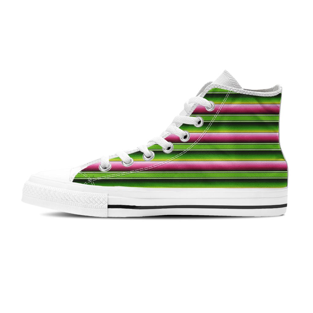 Green Mexican Baja Women's High Top Shoes-grizzshop