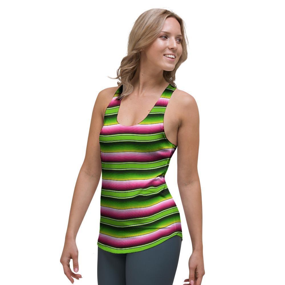Green Mexican Baja Women's Racerback Tank Top-grizzshop