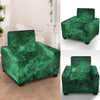 Green Nebula Galaxy Armchair Cover-grizzshop