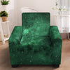 Green Nebula Galaxy Armchair Cover-grizzshop