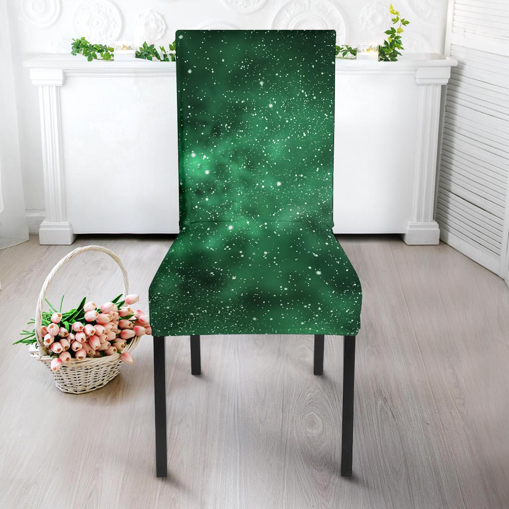 Green Nebula Galaxy Chair Cover-grizzshop