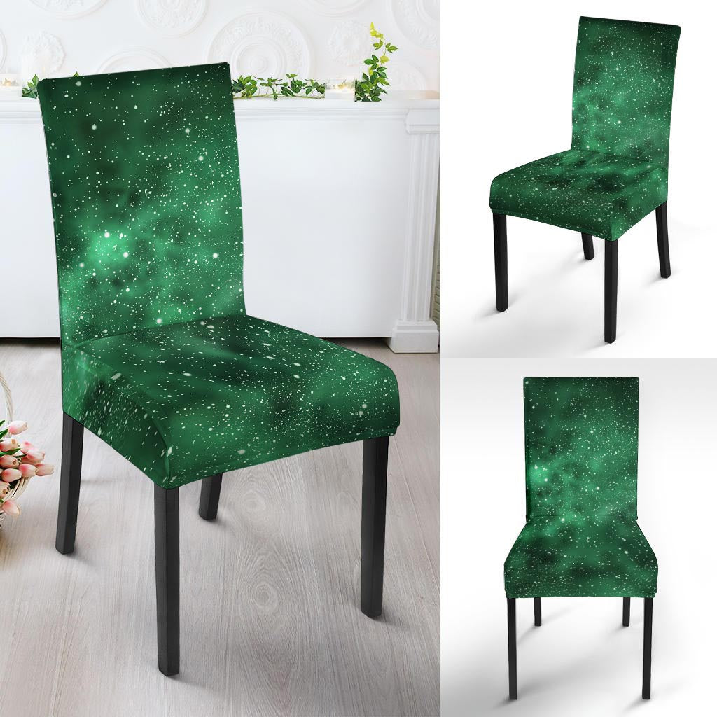 Green Nebula Galaxy Chair Cover-grizzshop