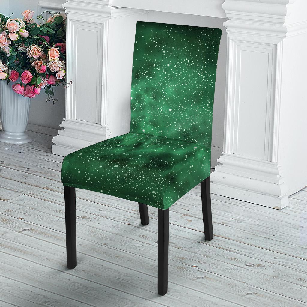 Green Nebula Galaxy Chair Cover-grizzshop