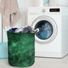 Green Nebula Galaxy Laundry Basket-grizzshop