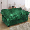 Green Nebula Galaxy Loveseat Cover-grizzshop